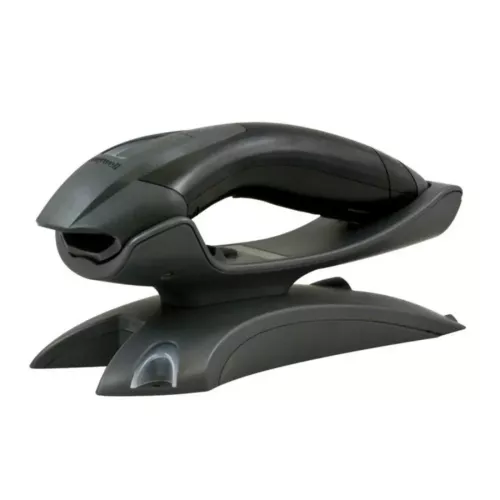 Honeywell 1202g Scanner Black on Cradle