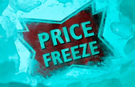 Price freeze