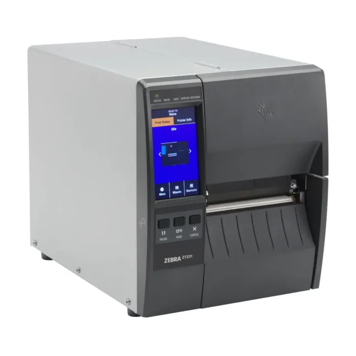 Zebra ZT231 Industrial Label Printer Side