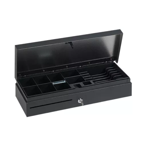 Partner Tech FT-465 Flip Top Cash Drawer Black
