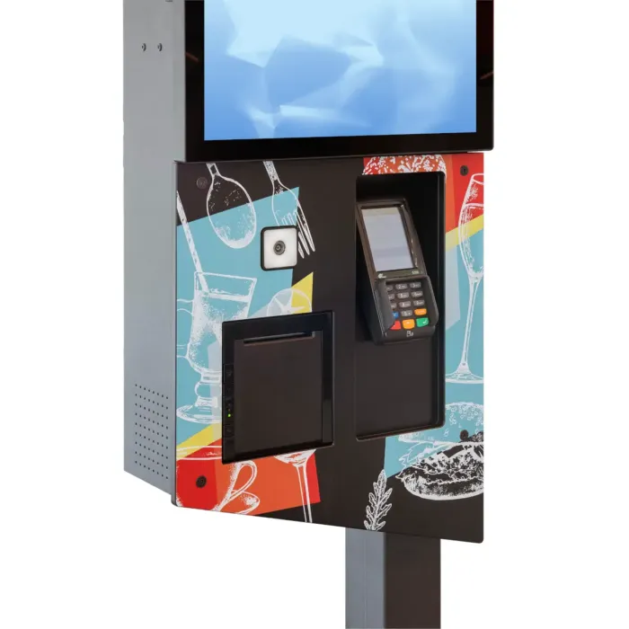 Advantech-Aures KWARTZ Kiosk System Customised Front Plate