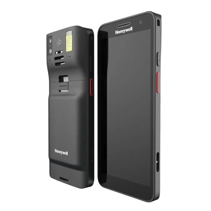 Honeywell CT37 Mobile Computer Black Extended Battery Front and Back