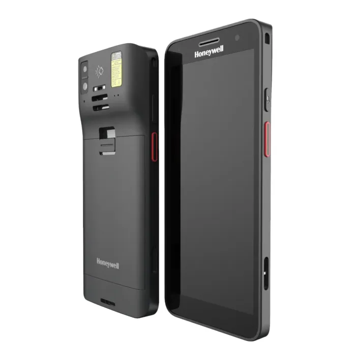 Honeywell CT37 Mobile Computer Black Standard Battery Front and Back