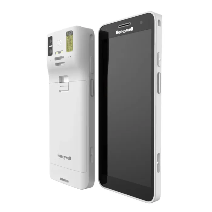 Honeywell CT37 Mobile Computer White Front and Back