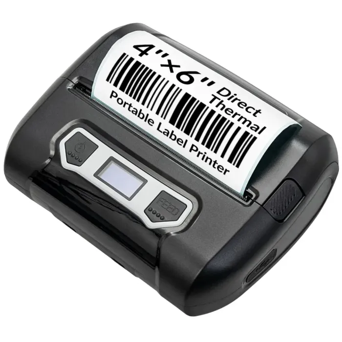 Xprinter P442B Mobile Receipt and Label Printer with Printout