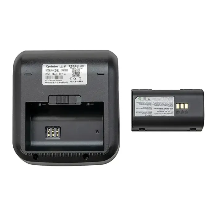 Xprinter XP-P328B Mobile Thermal Receipt and Label Printer Removed Battery