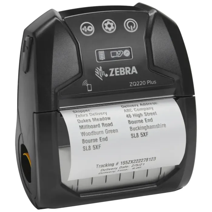 Zebra ZQ220 Plus Mobile Receipt and Label Right with Media