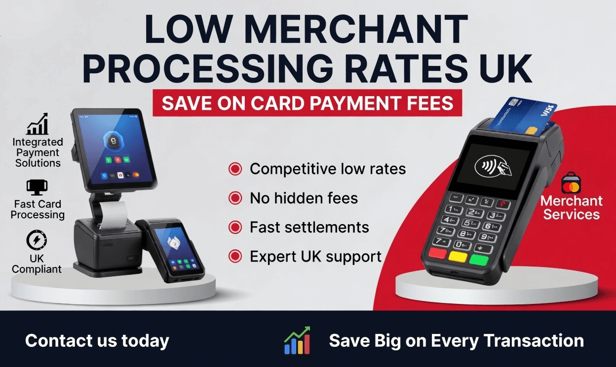Low merchant processing rates