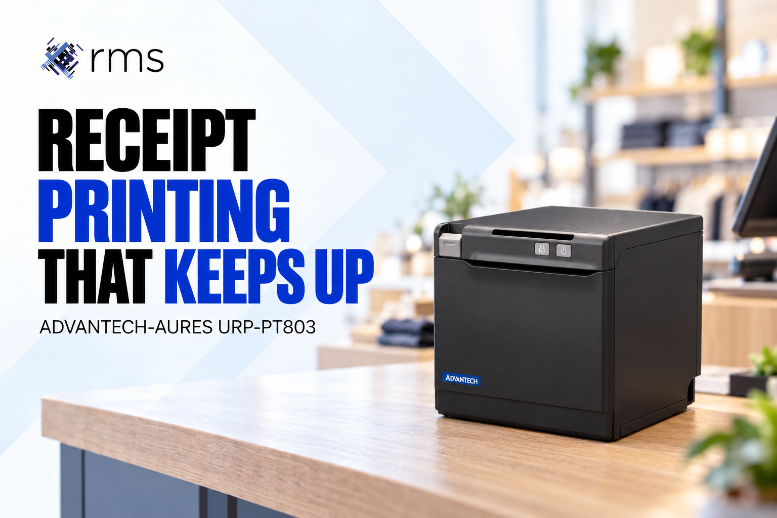 ADVANTECH-AURES URP‑PT803 Thermal Receipt Printer: Reliable, Fast and Built for Modern EPoS