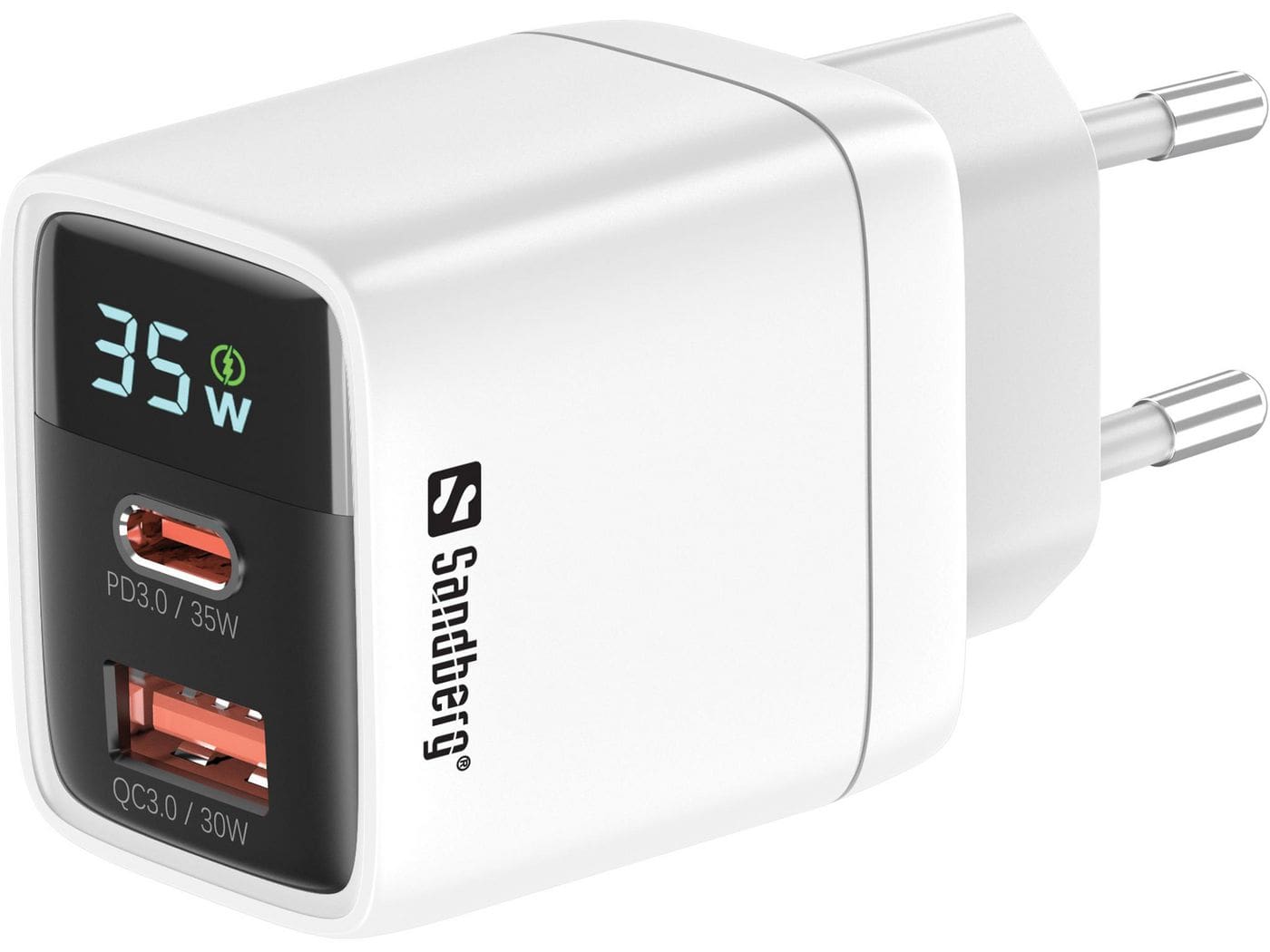 Sandberg 2in1 Charger 1xUSB-C 1xUSB 35W - 441-52
