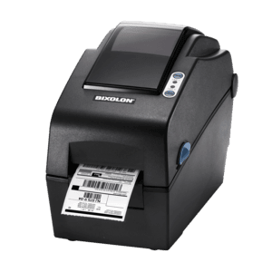 Bixolon SLP-DX220 printing a barcode label