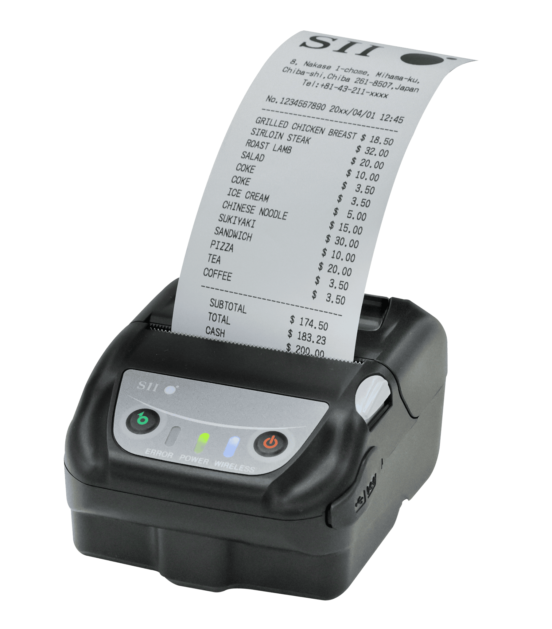 Seiko MP-B21L mobile thermal printer