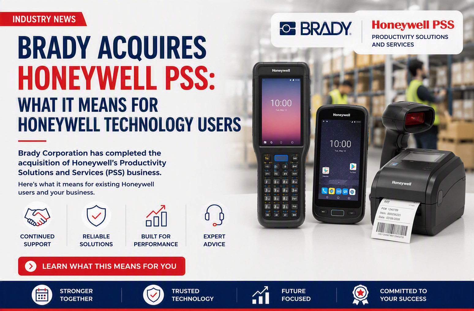 Brady Acquires Honeywell PSS: What It Means for Honeywell Technology Users
